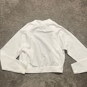 NVGTN White Long Sleeve Athletic jacket